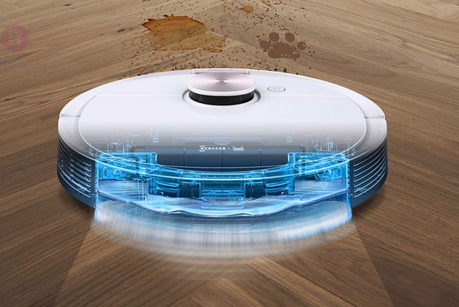 robot hút bụi ecovacs trang bị công nghệ lau rung ozmo